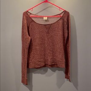 Off the shoulder sweater